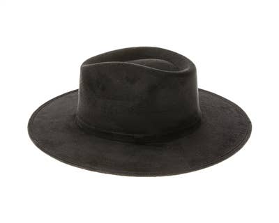 DNMC - Wholesale Fedora - Women's - Stiff Brim Rancher Hat - Premium Vegan Suede - 12+ Colors!6