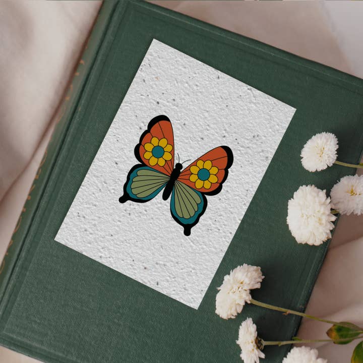 Postcard to plant “Papillon” for wholesale by Mamie Bohéme