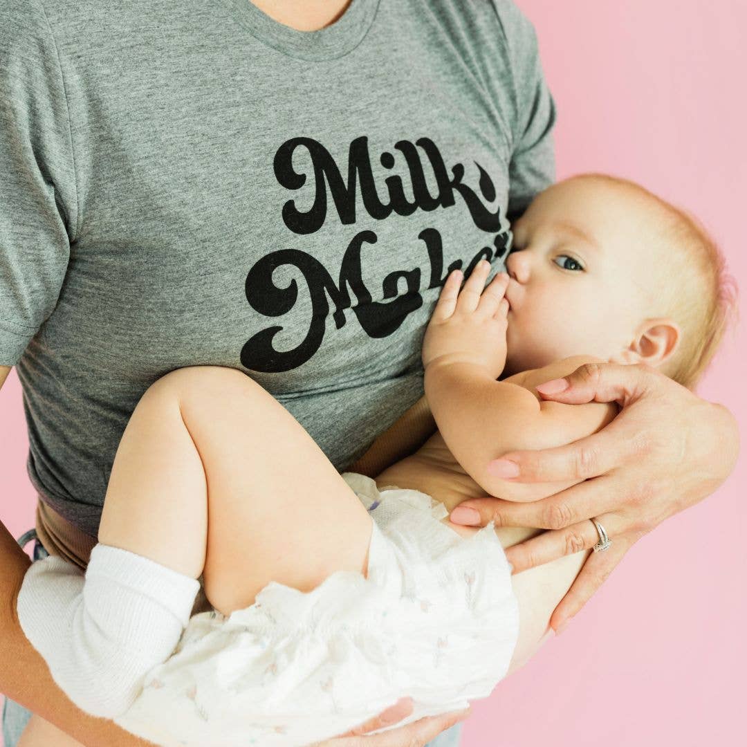 The Little Milk Bar - Wholesale Screen Printed T-Shirt - Women's - Milk Maker Tee3