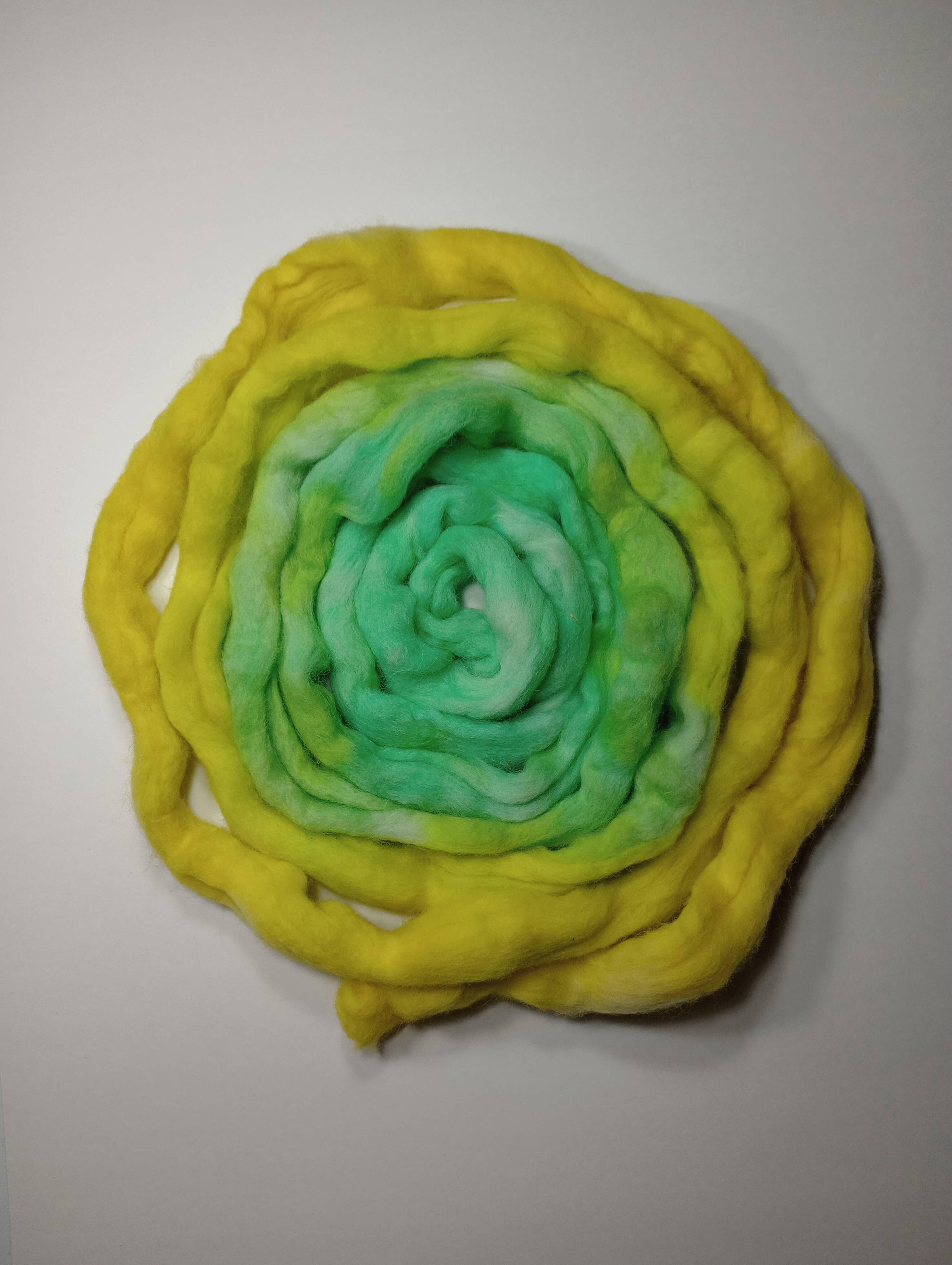 HMLLOYD MERCANTILE LLC - Wholesale Garen - Handgeverfde Roving - Kent Romney - 100 gram Vlechten2