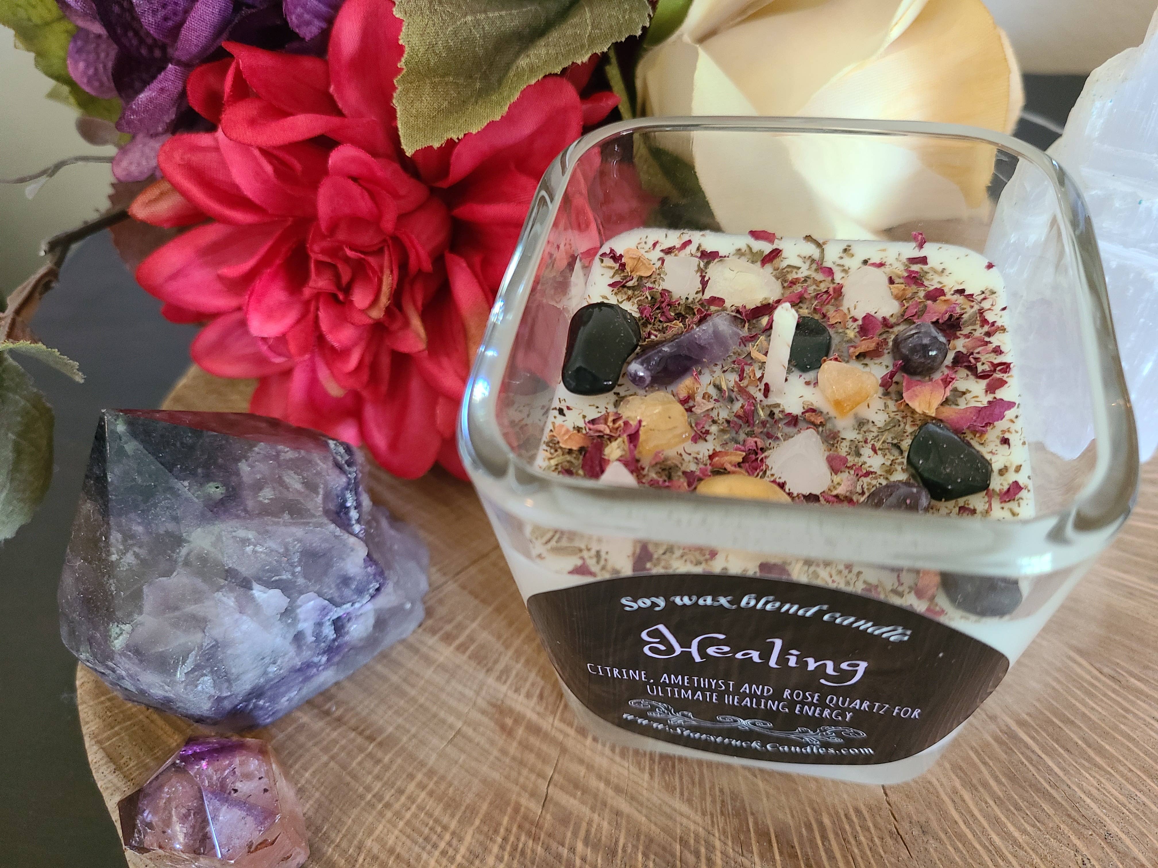 Starstruck Candles - Vente Bougie en bocal - Bougie Healing Crystal Intention3
