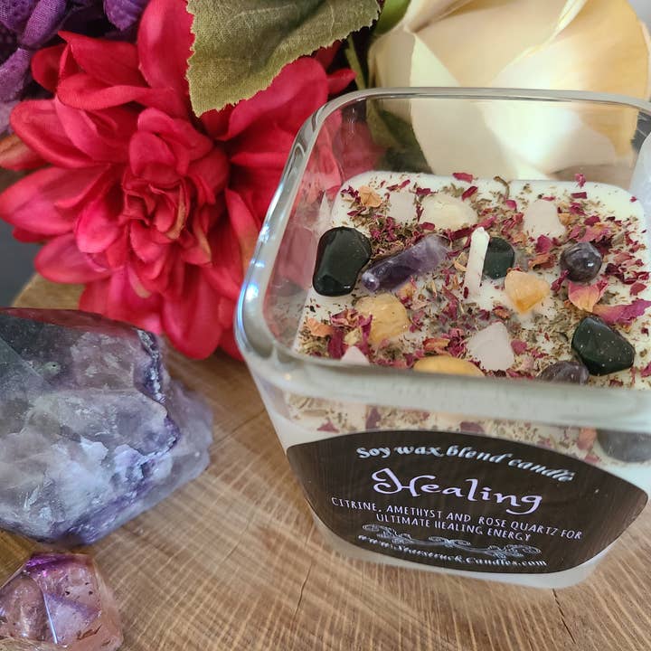 Starstruck Candles - Vente Bougie en bocal - Bougie Healing Crystal Intention3