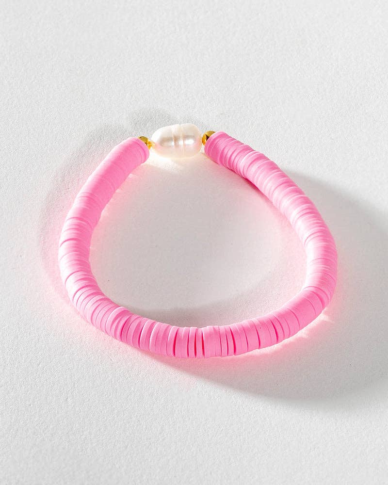 Greenwood Designs - Wholesale Beaded Bracelet - Pearl Pop Heishi Bead Bracelet26