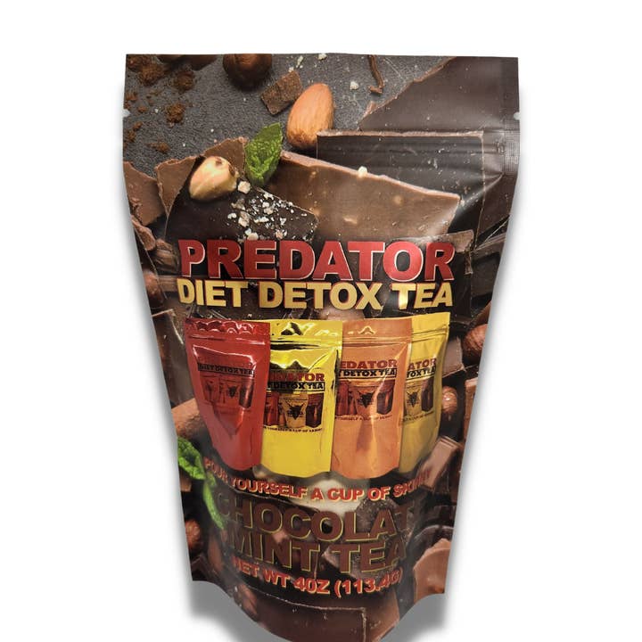 Predator Diet Detox Tea's - Venta al por mayor Tés saludables/desintoxicantes - Té desintoxicante Predator Chocolate
