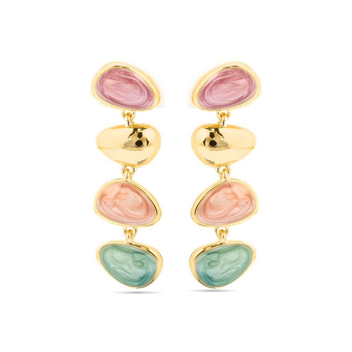 Luxenter - Wholesale Dangle Earrings - Pendientes Luxenter Bolhy acabado oro 18k0
