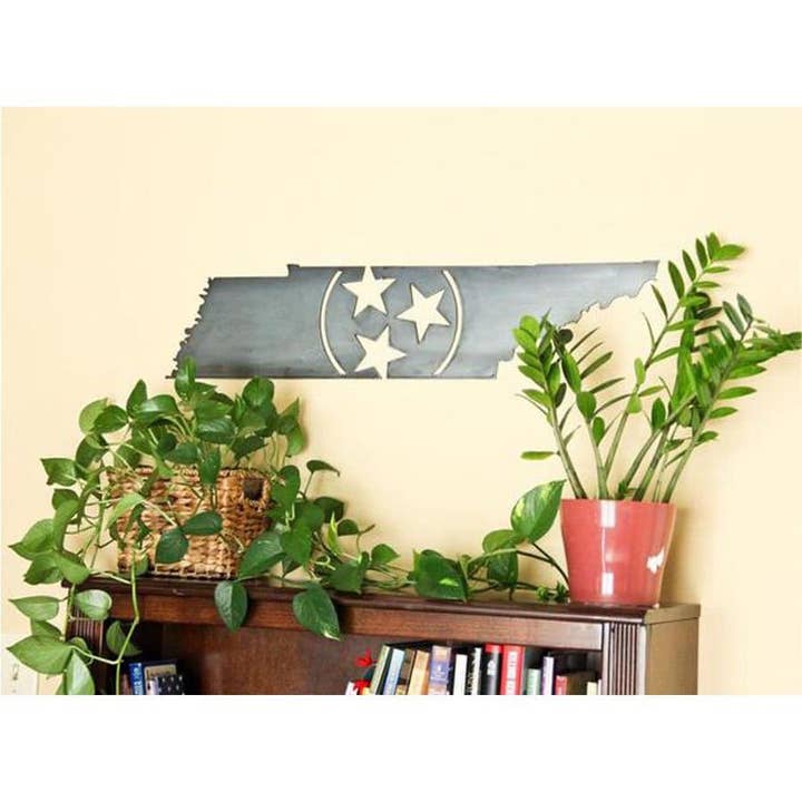 Highland Ridge | Handmade Home Decor - Wholesale Wall Accent - Tennessee Tri-Star Metal Art6