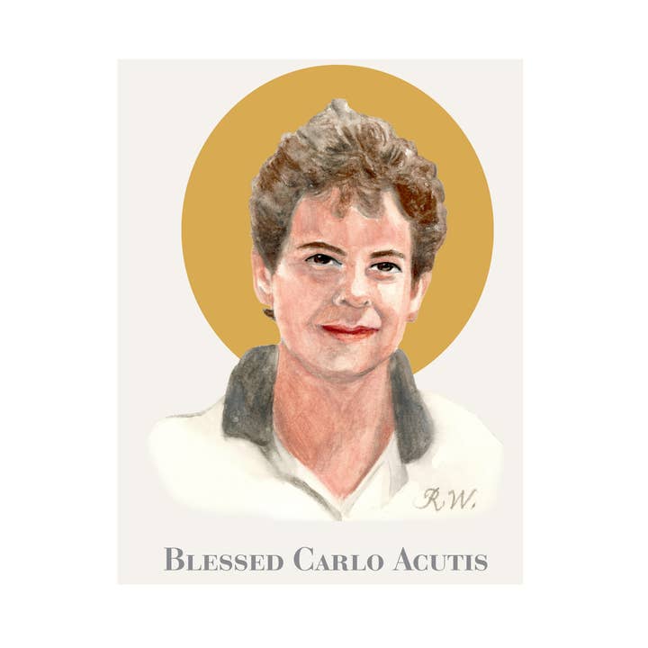 Rachelle Woodard - Wholesale Religious Card - Saint Carlo Acutis | Catholic Saints Card0