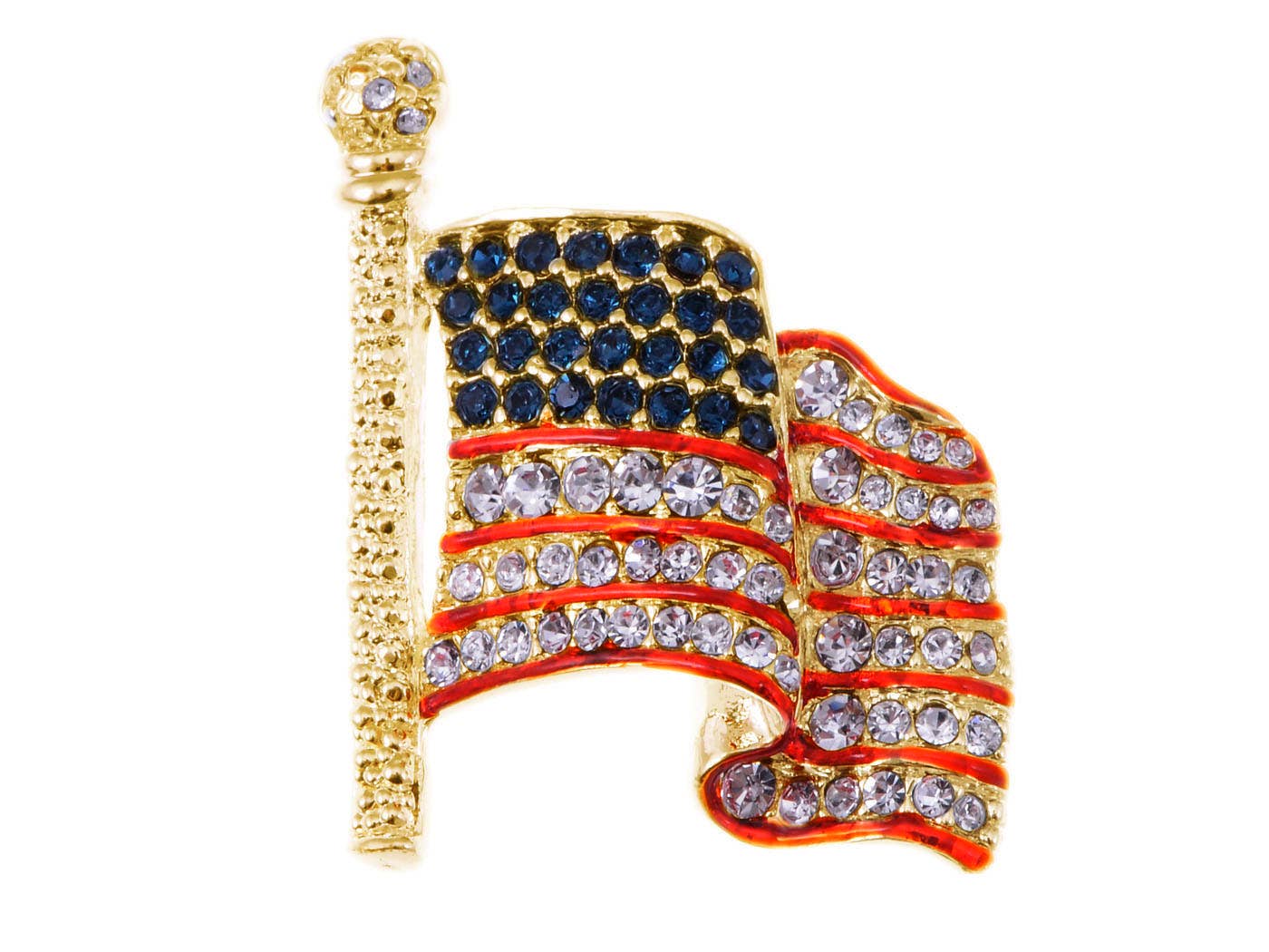 AK Brand – Großhandel Broschen – Brosche mit amerikanischer Flagge der USA, 4. Juli96