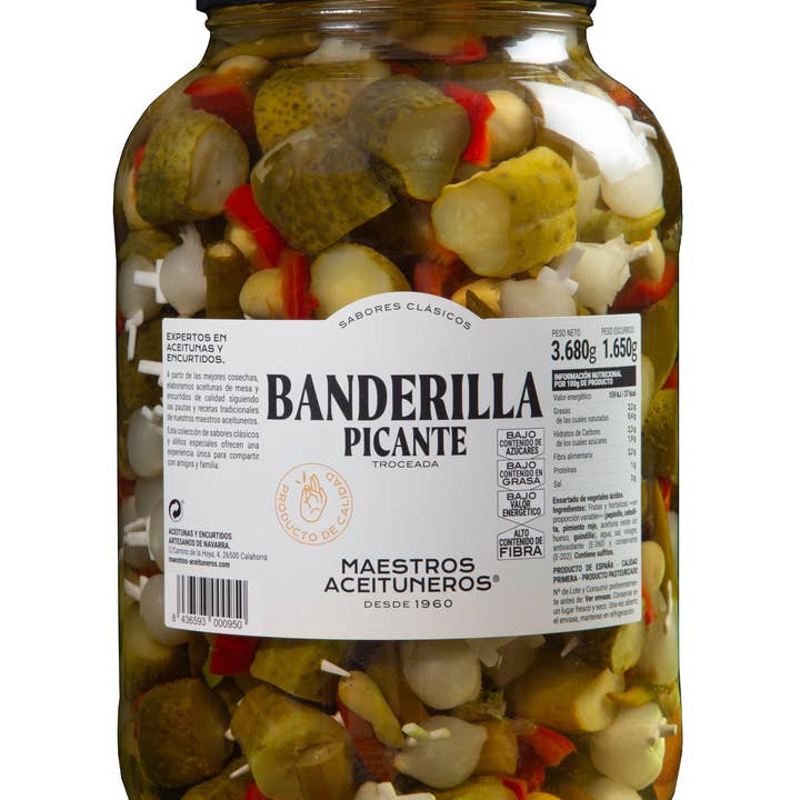 MAESTROS ACEITUNEROS - Wholesale Pickled Vegetables - Spicy Piece Banner