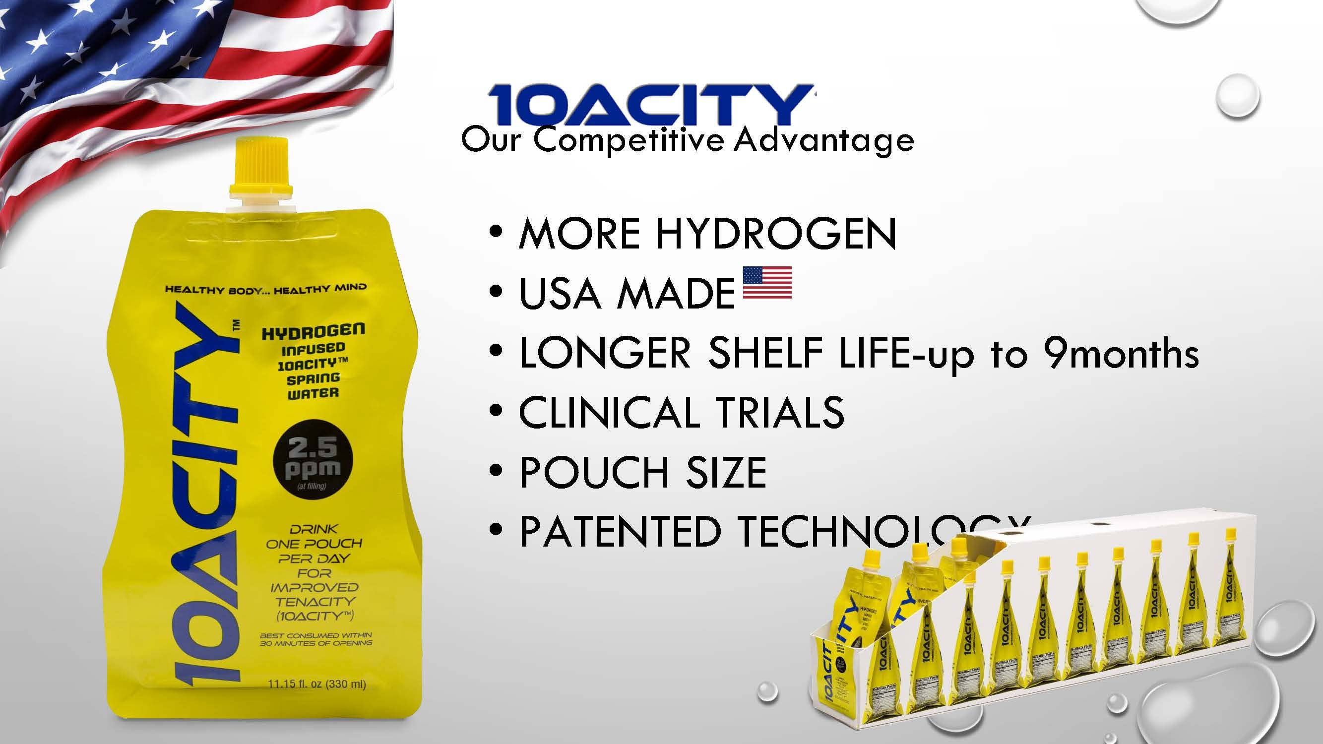 Penta 5 Natural LLC - Vendita all'ingrosso Acqua frizzante - Acqua infusa di idrogeno da 10acity5