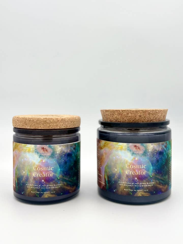Vela Cosmic Creator Intention para venta al por mayor de The Sacred Wild Candle Co