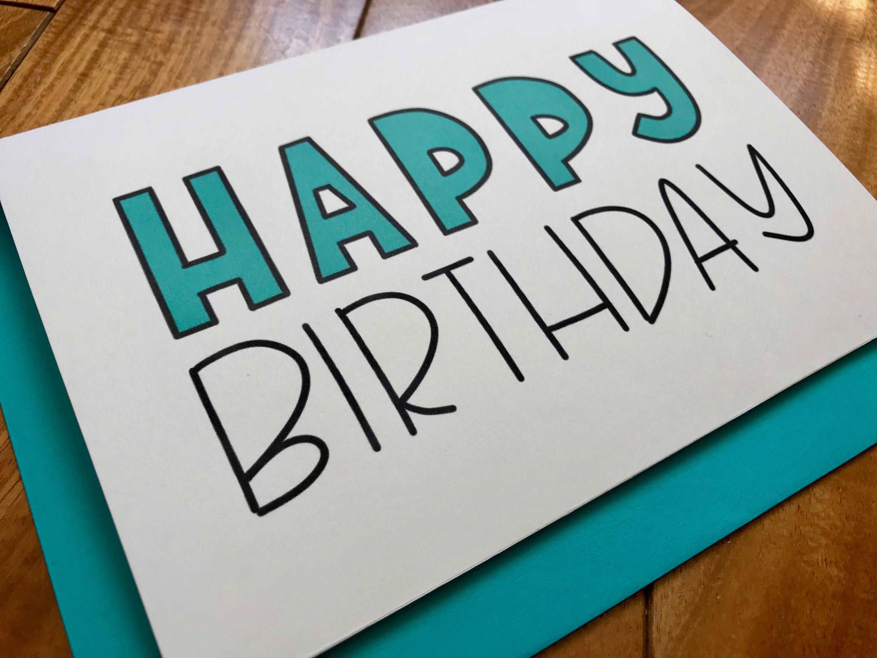 Stone Donut Design, LLC - Wholesale Birthday Card - Fun Happy Birthday for StoneDonut Design7