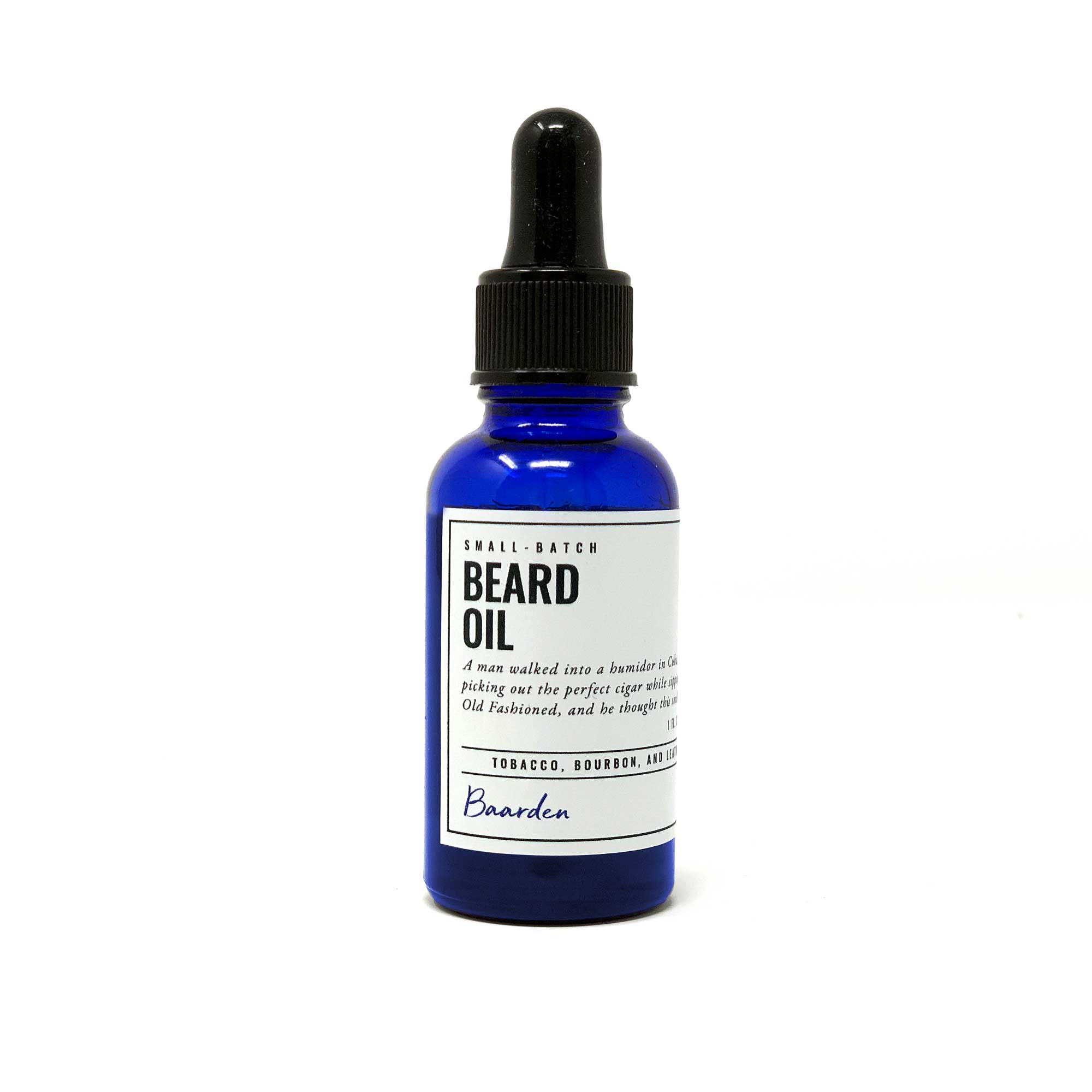 Baarden - Wholesale Beard Styling Product - Beard Oil - Tobacco, Bourbon and Leather