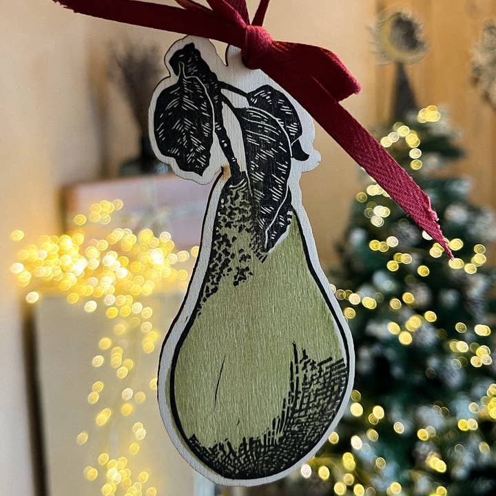 Beth Lewis Art - Wholesale Ornament - Wooden Tree Decorations35