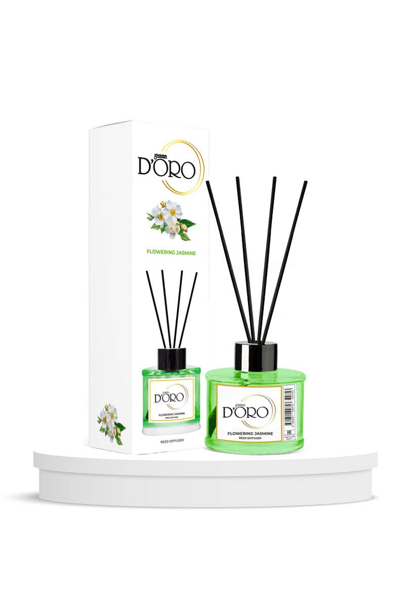 Gamma D'oro – Großhandel Reed-Diffusor – FLOWERING JASMINE - Gamma D'ORO Reed Diffusor - 100 ml1