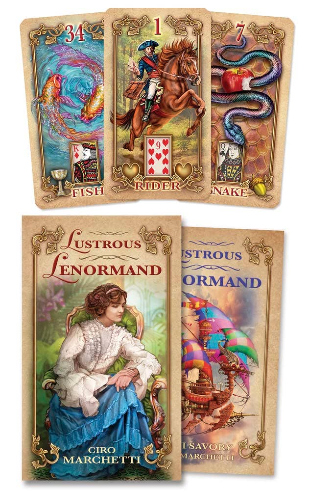 Cardshouse - Vente Cartes de tarot - Cartes Lenormand Oracle Lustrous Llewellyn1