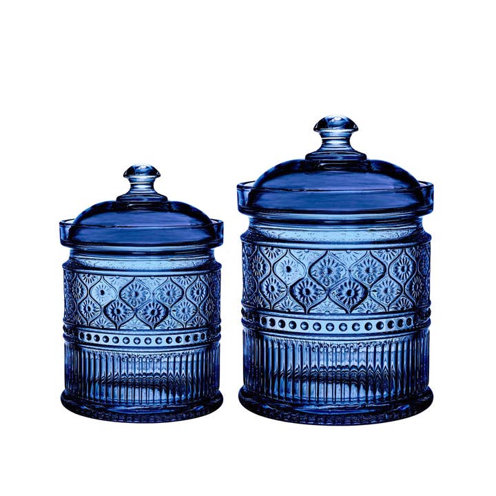 Godinger - Wholesale Canister - Claro Blue Medium Canister