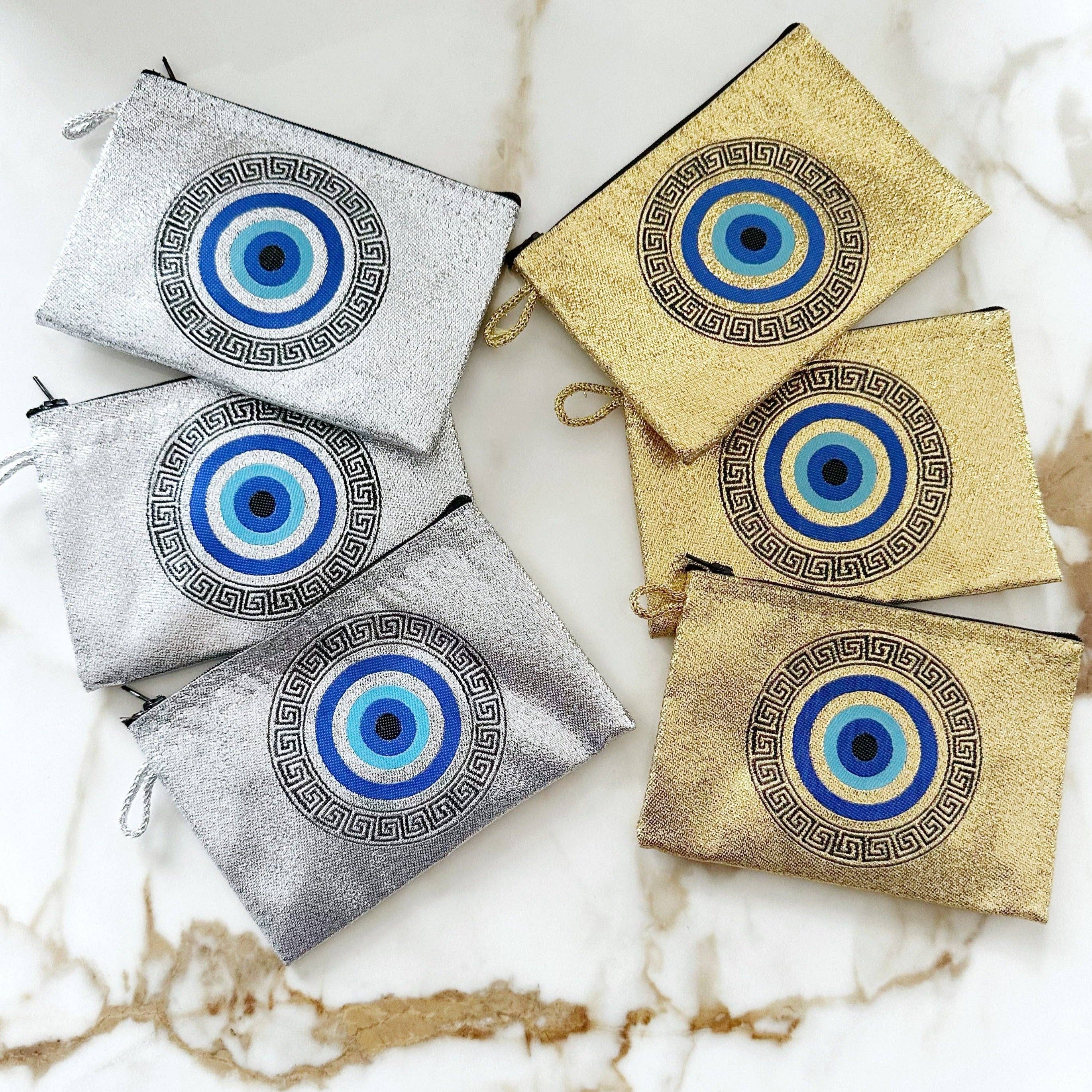 Evileyefavor - Wholesale Coin Purse - Women's - Handmade Evil Eye Purse, Gold Evil Eye Coin Pouch0