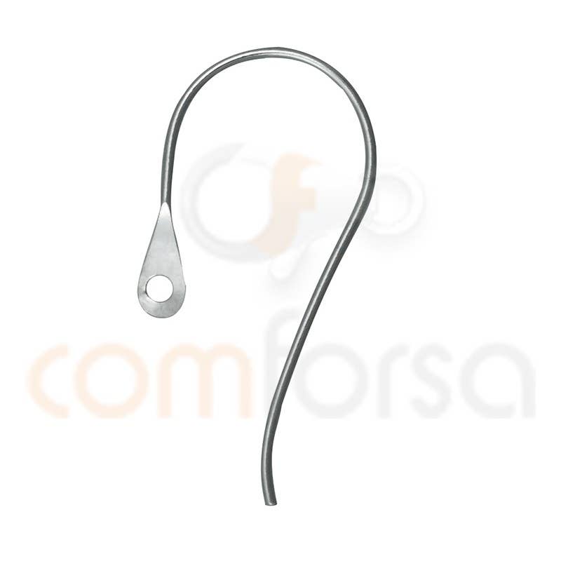 COM FORSA SL – Engroshandel Håndværk forsyninger – Flad krog 11 x 25 mm 925 sølv0