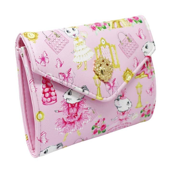 Pink Poppy USA - Wholesale Wallet - Kids - Claris the Chicest Mouse in Paris Wallet | Pack of 20