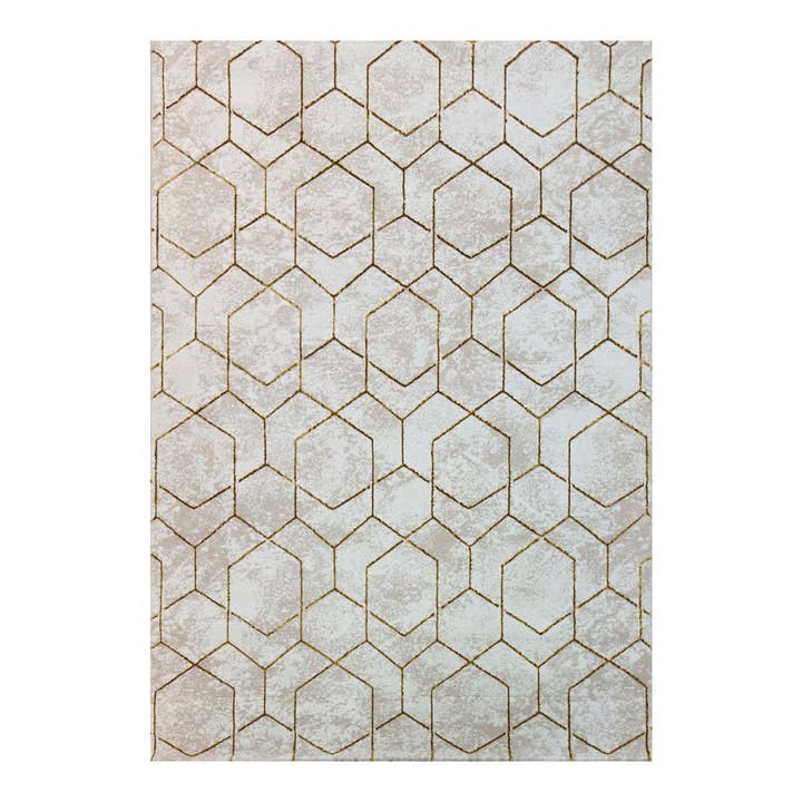 Turkish Area Rug Gamma Premium Collection Gold/Beige 362B for wholesale by Rug Star USA