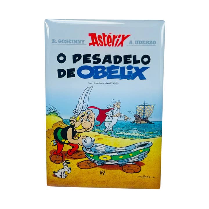PIN © 30 - Astérix - De Nachtmerrie van Obelix - Cover Stripboek - Portugees - A#550 voor wholesale door Astur Pins