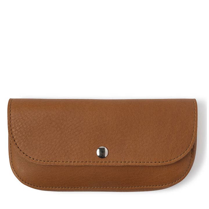 Sonnenbrillenetui, Sonnige Grüße, Cognac für den Großhandel von Keecie