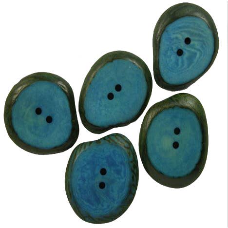 One World Projects - Wholesale Sewing Button/Snap - Small Tagua Sliced Buttons1