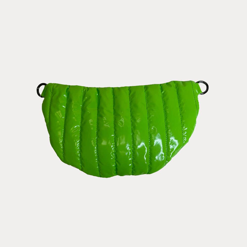 AHDORNED - Wholesale Belt Bag - Women's - Reese Quilted Sling/Waist Bag w/Black Resin Chain & 2" Solid15