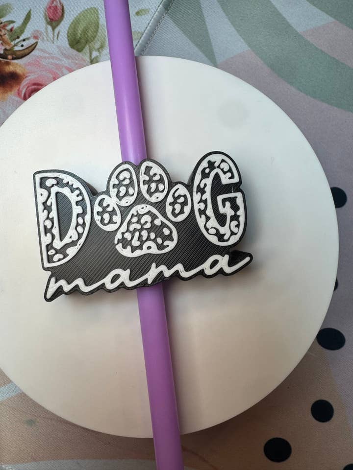 Cappuccio per Cannuccia "Dog Mama" per la vendita all'ingrosso da parte di Sweet Rosewood Boutique