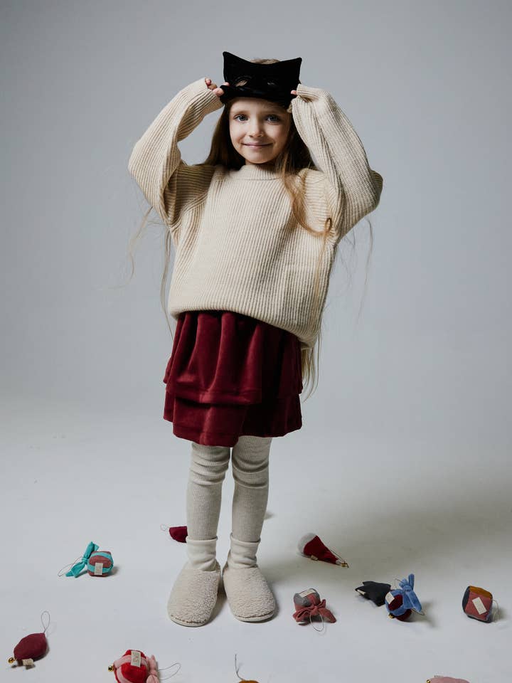 Falda de terciopelo para venta al por mayor de Looks by Luks