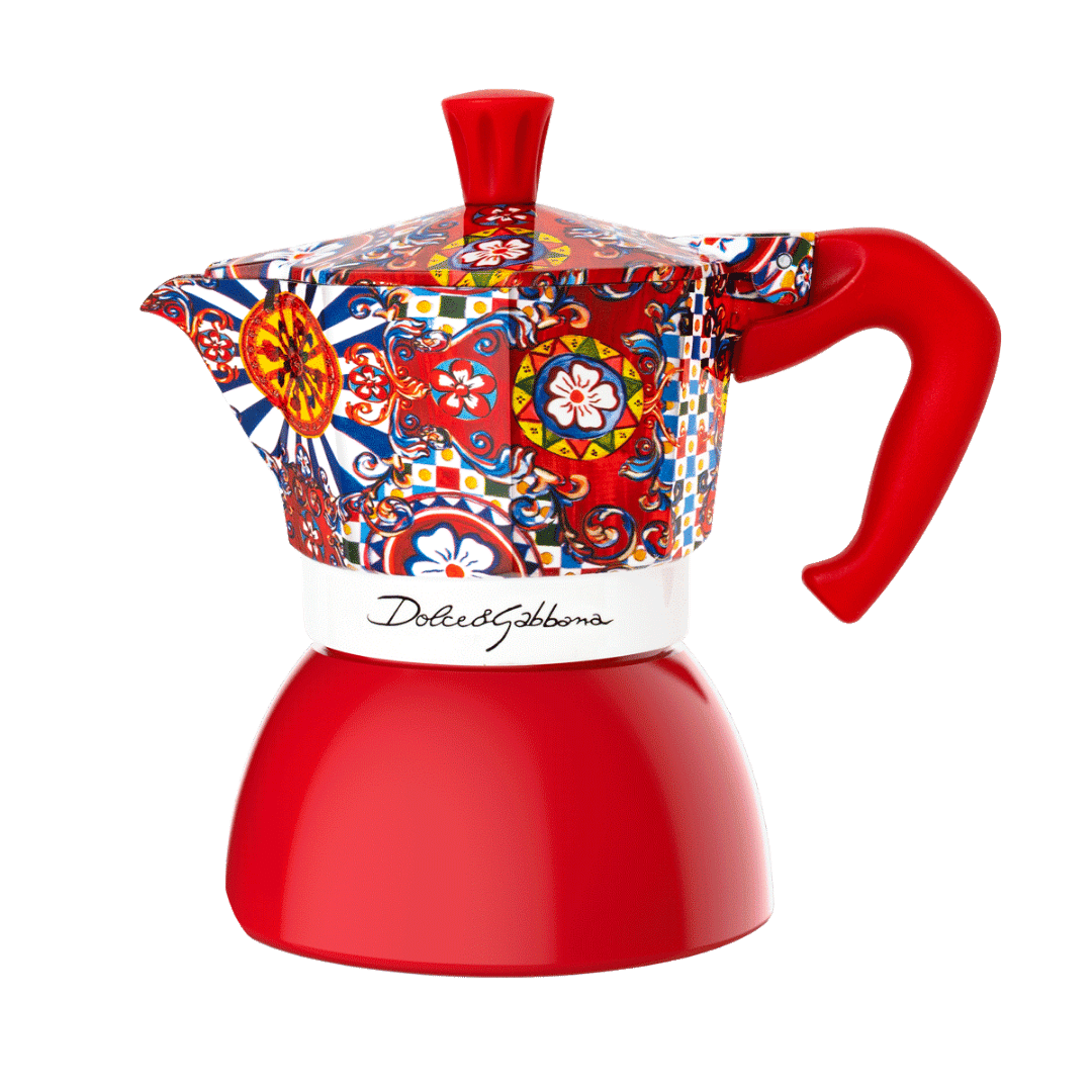 Red Bialetti X Dolce&Gabbana Sicilian Cart Moka Induction for wholesale on Faire0
