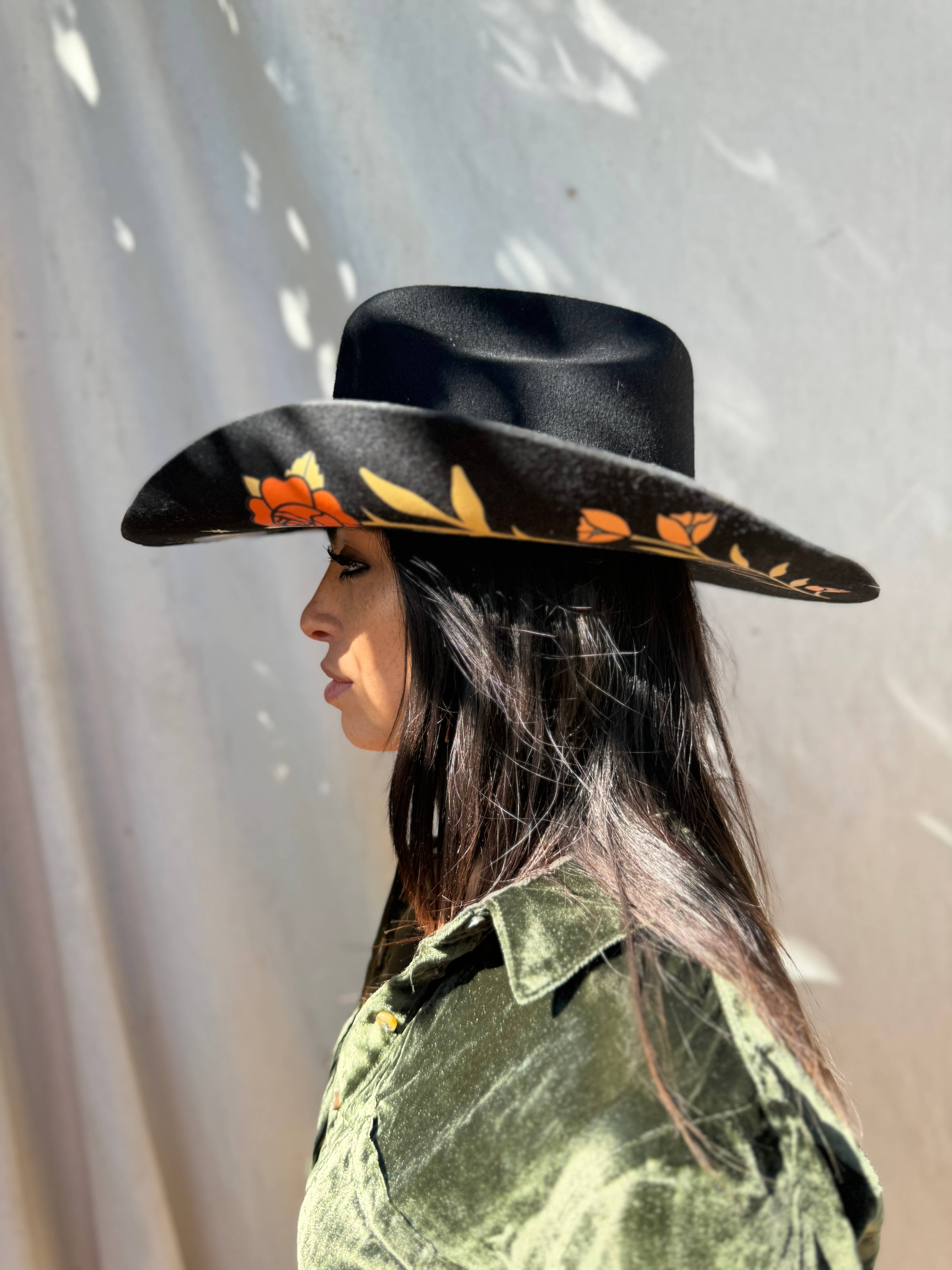 Wild as Heck - Vente Chapeau de cowboy – femme - Le chapeau Daphna Western (cowboy, chapeau en laine, vêtements western)8