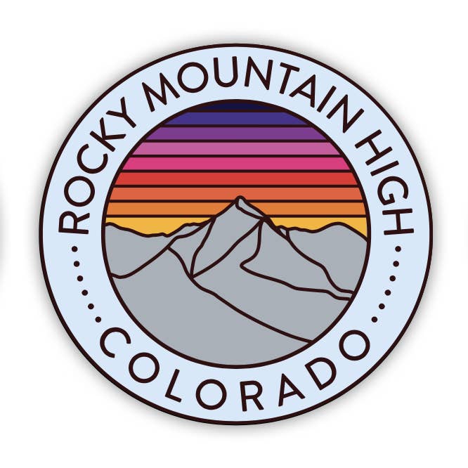 Snow Business USA - Wholesale Sticker - Rocky Mountain High Sticker6