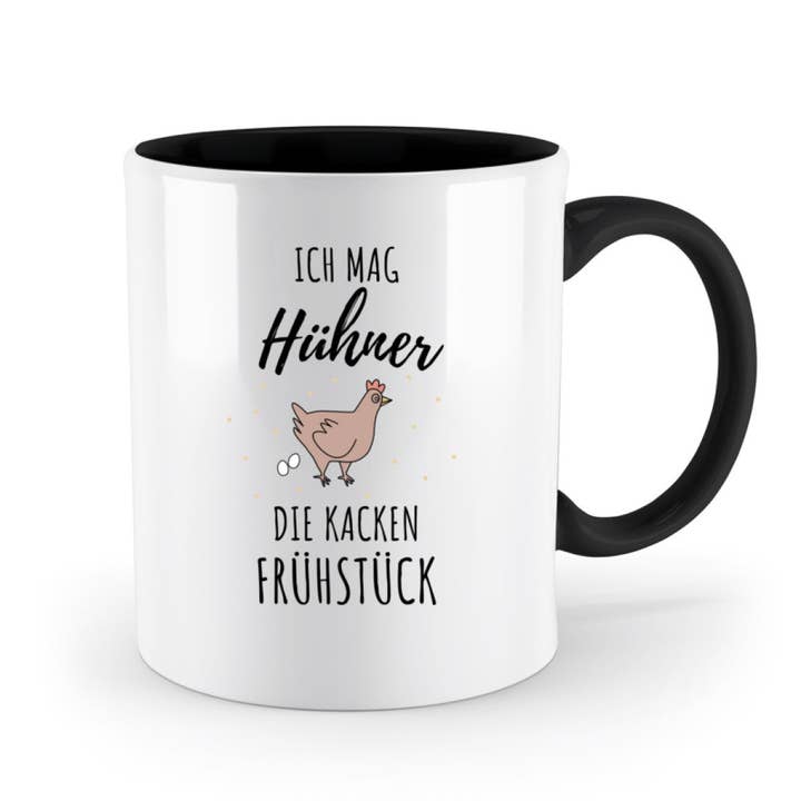 GARTENFAN - Wholesale Coffee Mug - Chickens poop breakfast - ceramic cup