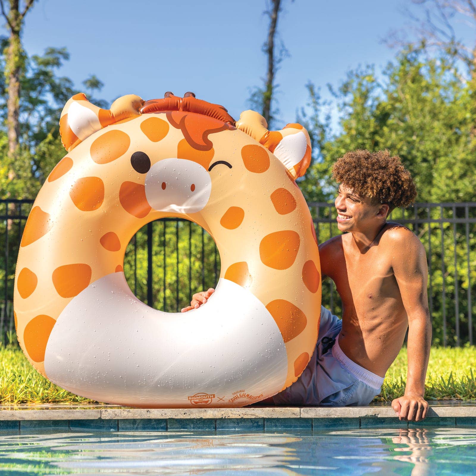 BigMouth Inc - Wholesale Inflatables - Squishmallows Gary the Giraffe Pool Float4