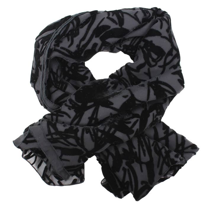 Dana Herbert - Wholesale Wrap - Women's - Burnout Velvet Shawl4