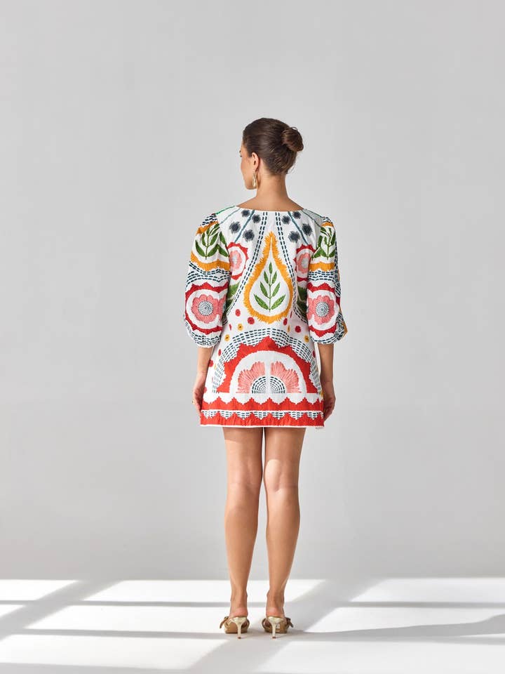 VERB BY PALLAVI SINGHEE – wholesale Dress – Women's – Claire Embroidered Dress3