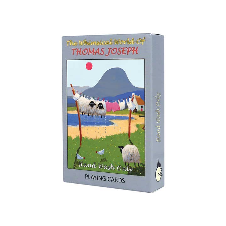 Lavare solo a mano, carte da gioco per la vendita all'ingrosso da parte di The Whimsical World of Thomas Joseph