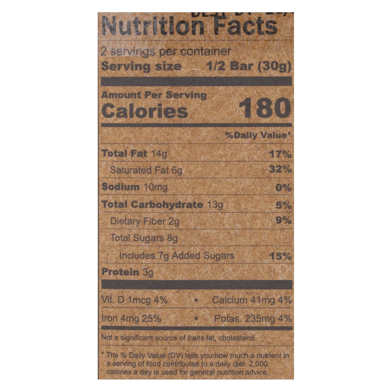 Everyday Supply Co - Wholesale Chocolate Bar - Hu - Dark Chocolate Bar Hazelnut Butter - Case of 12-2.1 OZ1