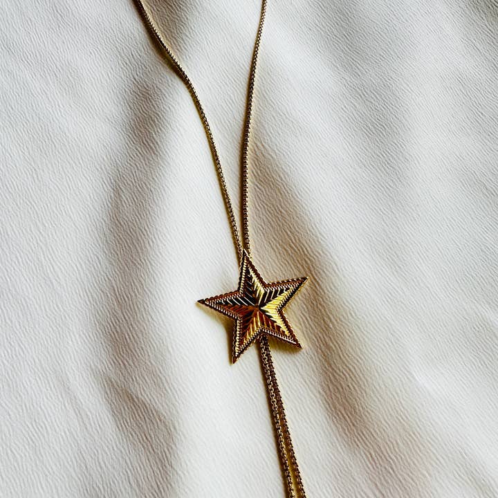 mila + stevie - Wholesale Pendant/Charm Necklace - Star bolo necklace2