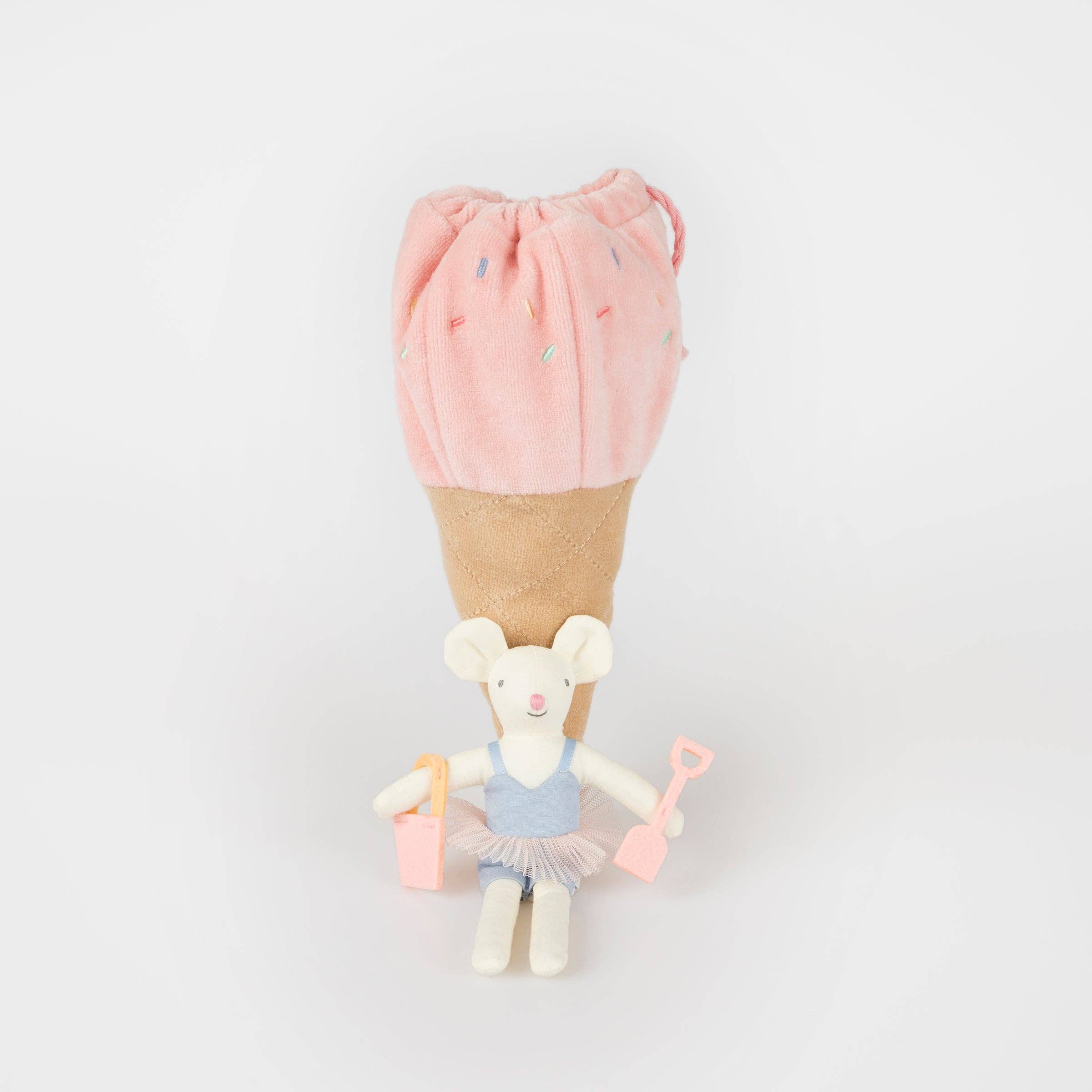 Meri Meri - Wholesale Doll - Kids - Ice Cream Mouse Mini Doll1