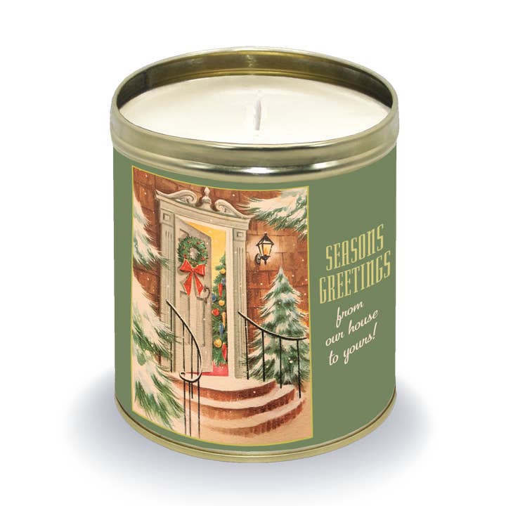 Aunt Sadie's Candles - Wholesale Jar/Filled Candle - "From Our House to Yours" Candle NEW GOLD TIN!
0