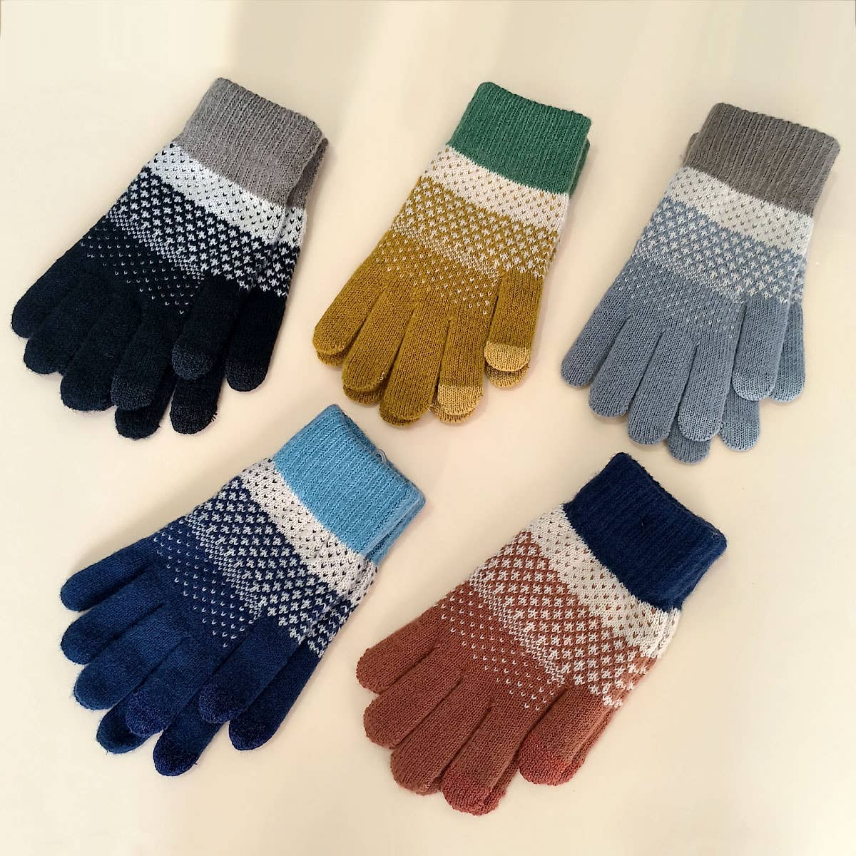 ACCITY - Wholesale Gloves - Unisex - Wholesale Knit Touchscreen Gloves, Warm & Unisex_CWAG00233