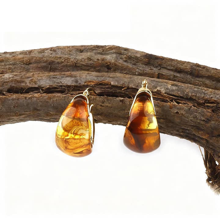 Miss Minna - Wholesale Dangle Earrings - π― "Amber Drop" Earrings β¨