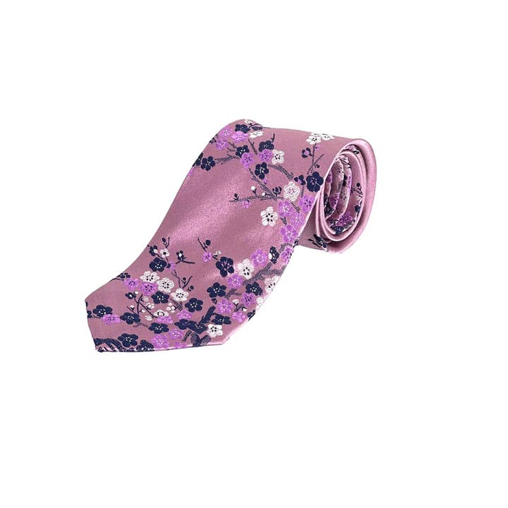 Cathayana – wholesale Necktie – Men’s – Cherry Blossom Brocade Men's Necktie1