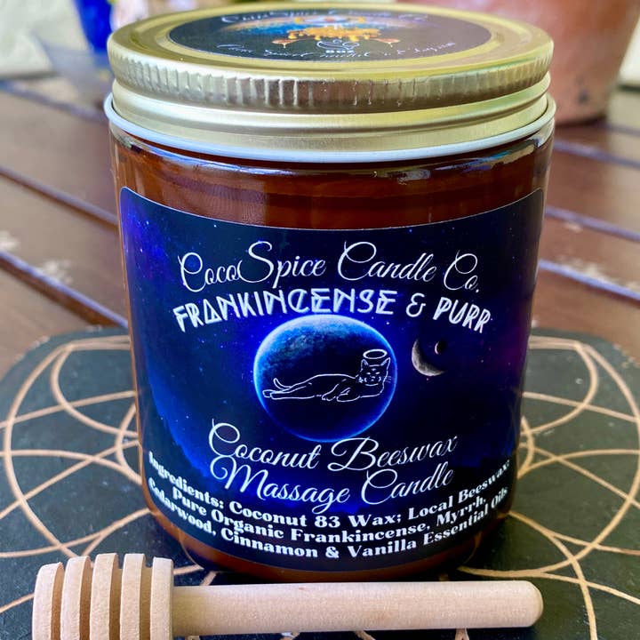 Frankincense & Purr for wholesale by CocoSpice Candle Co.