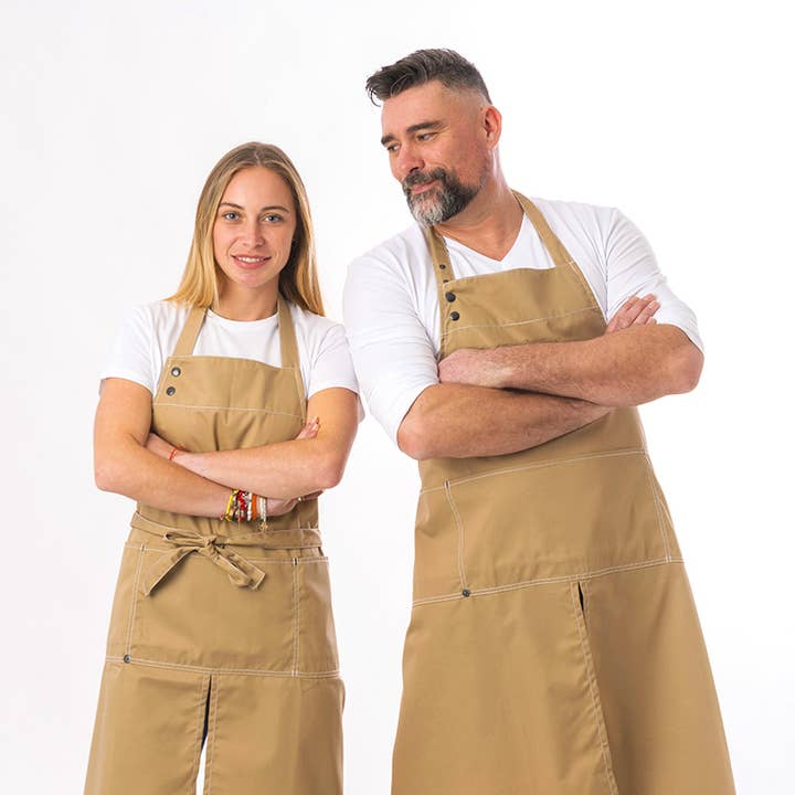 SAINT-TROPEZ polyester/cotton apron for wholesale by TRAVAUX EN COURS...