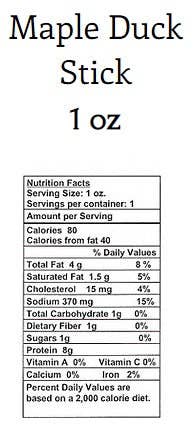 Ranch Hand Provisions - Wholesale Jerky - Maple Duck Stick4