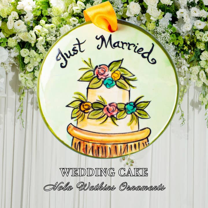 Ornaments | Christmas Ornaments | Wedding Cake Ornament for wholesale by Nola Watkins Ornaments